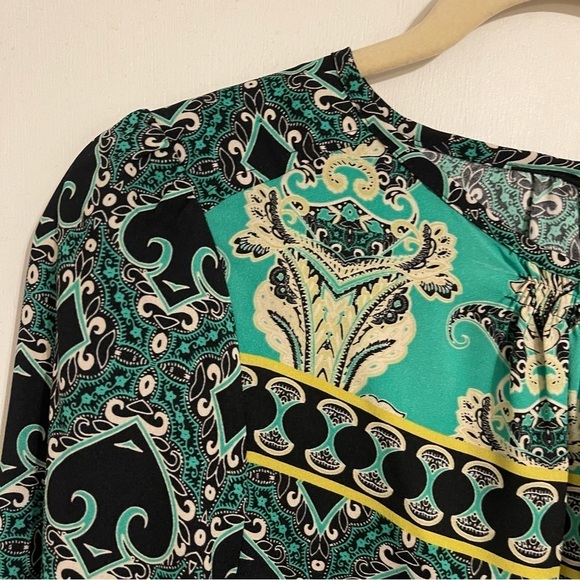 LOFT | Garden Shirred Blouse | Women Petite L - Picture 9 of 9